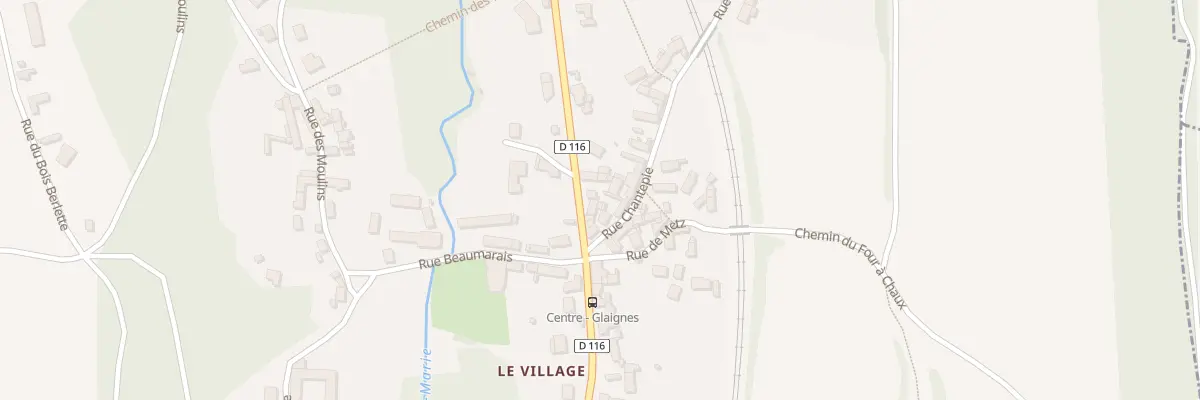 Plan du 6B Rue des Tonneliers à Glaignes