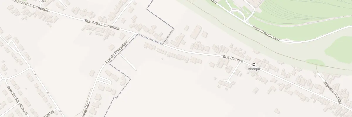 Plan du 111 Rue Blanqui à Méricourt