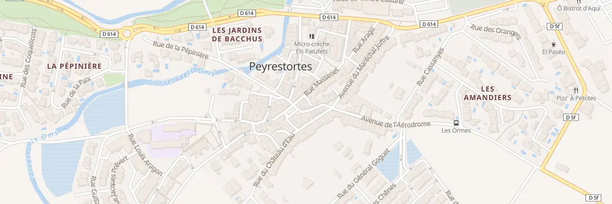 Plan du 4 Imp Frederic Mistral à Peyrestortes