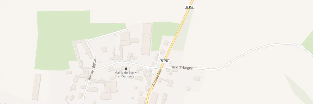 Plan du 15 Rue du 22 Eme Rmve à Berny-en-Santerre