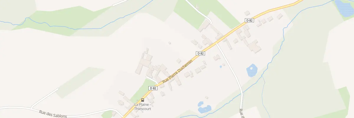 Plan du 72 Rue Pierre Duchemin à Thiescourt