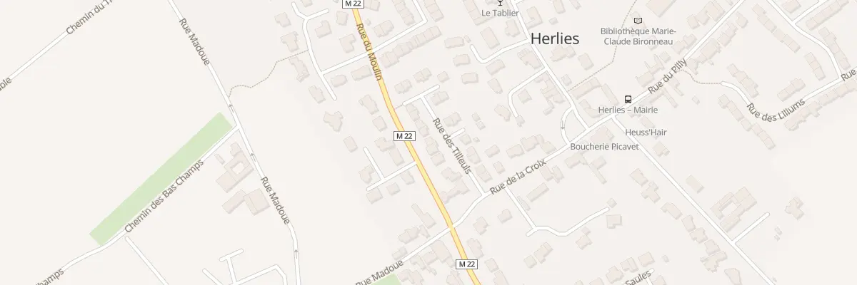 Plan du 5 Rue des Tilleuls à Herlies