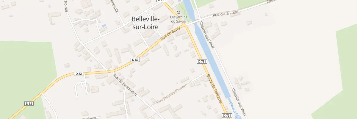 Plan du 3 Rue de Berry à Belleville-sur-Loire