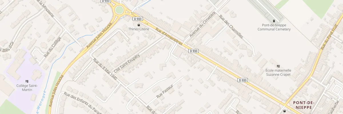 Plan du 1096 Rue d’Armentieres à Nieppe