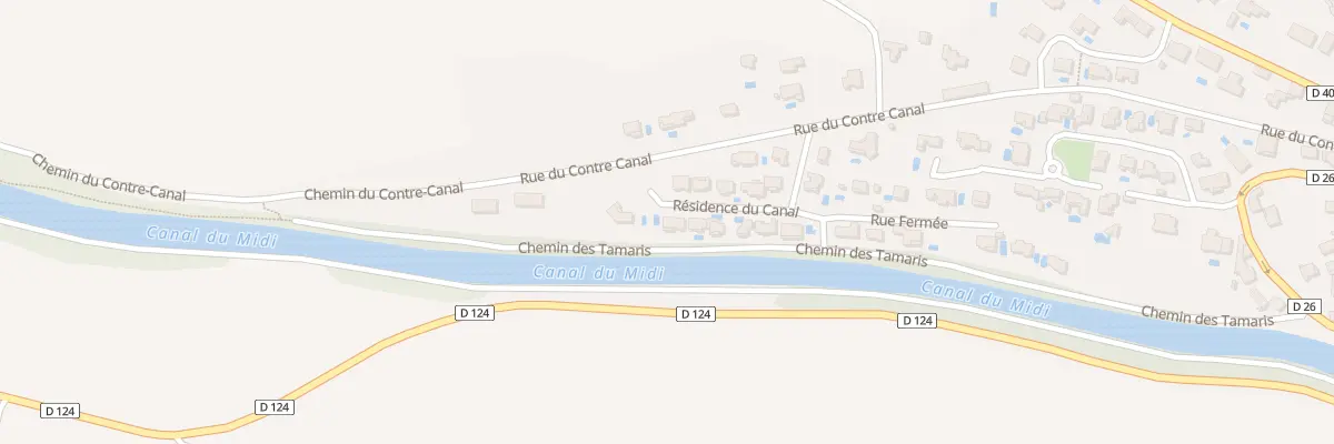 Plan du 6 Res du Canal à Ventenac-en-Minervois