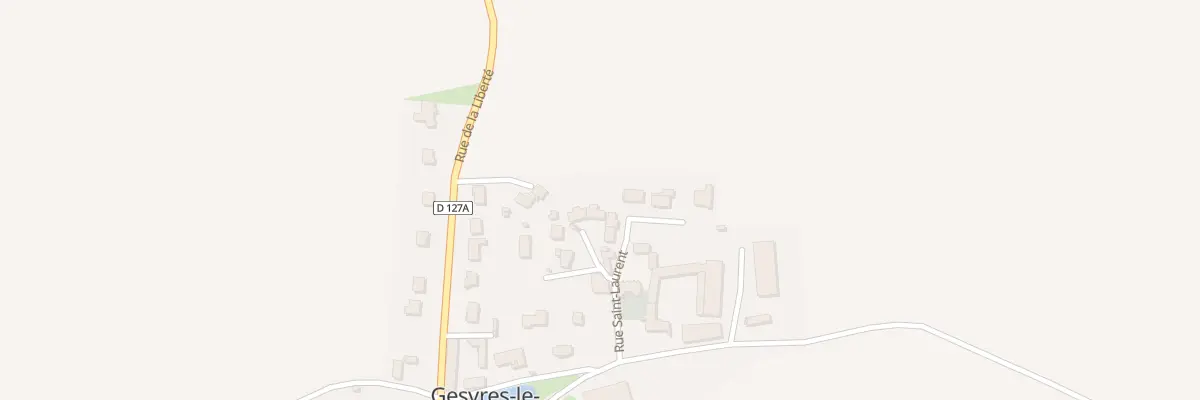 Plan du 5 Cour de l’Eglise à Gesvres-le-Chapitre