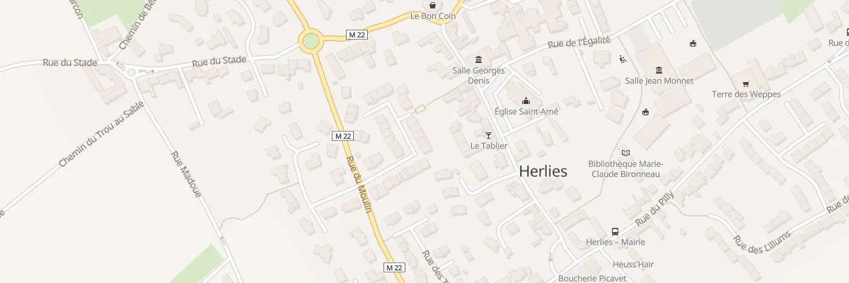 Plan du 20 Rue de Villemoine à Herlies