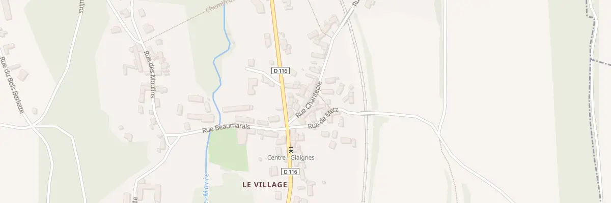 Plan du 5 Rue Chantepie à Glaignes