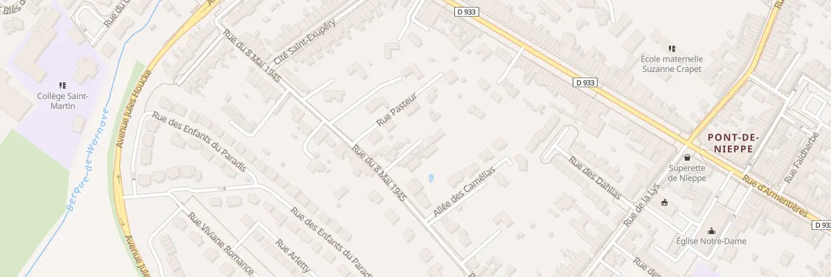 Plan du 256 Rue du 8 Mai 1945 à Nieppe