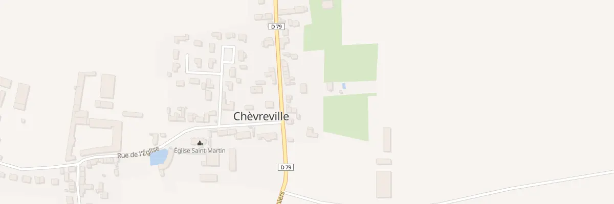 Plan du 6 Rue des Meuniers à Chèvreville