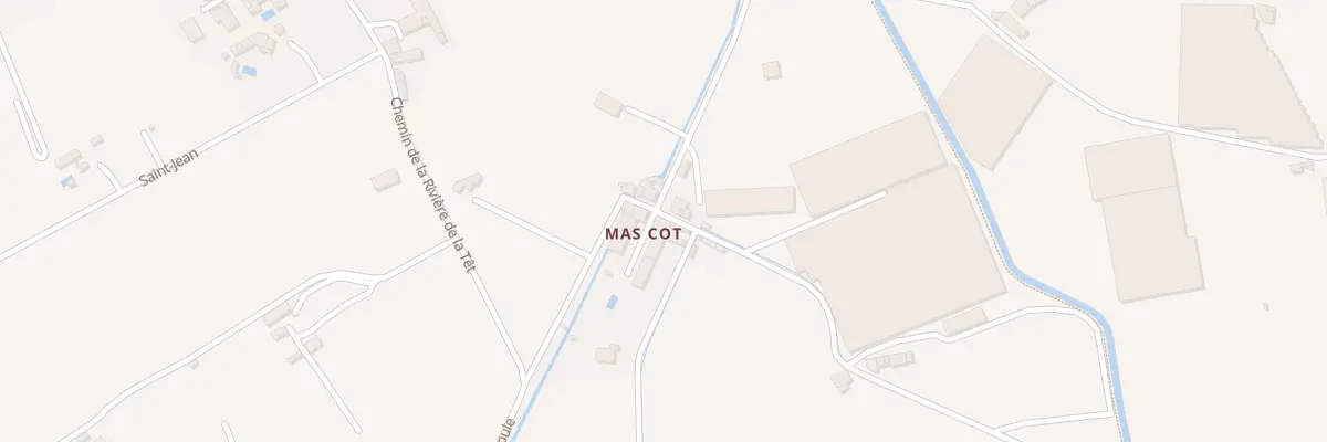 Plan du 40 Mas Cot à Saint-Estève
