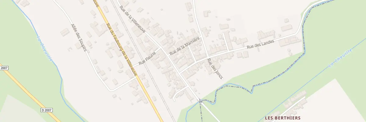 Plan du 1 Rue des Landes à Bonny-sur-Loire