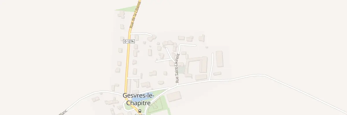 Plan du 9 Rue Saint Laurent à Gesvres-le-Chapitre