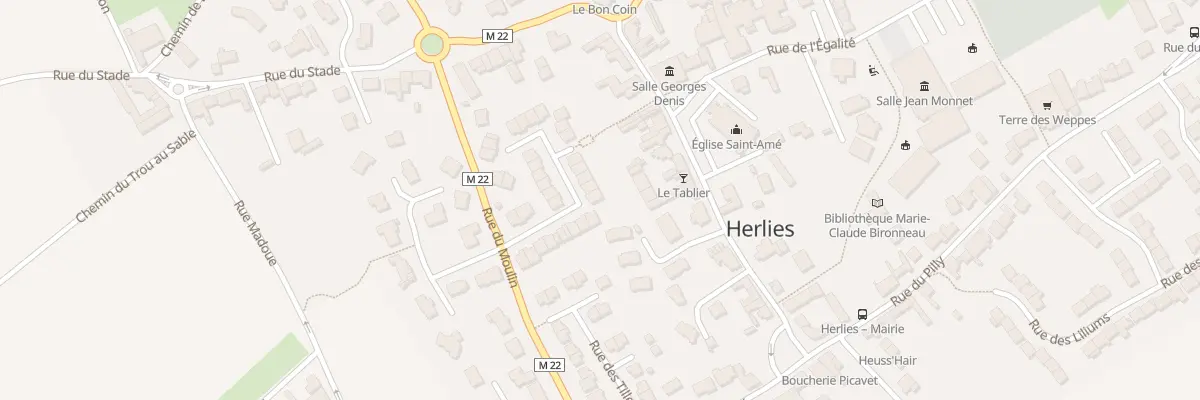 Plan du 18 Rue de Villemoine à Herlies