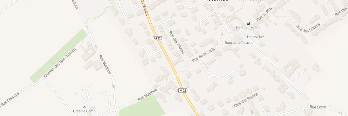 Plan du 1A Rue des Tilleuls à Herlies