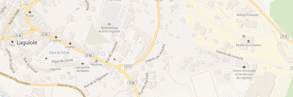 Plan du 5724 Lavernhe à Laguiole