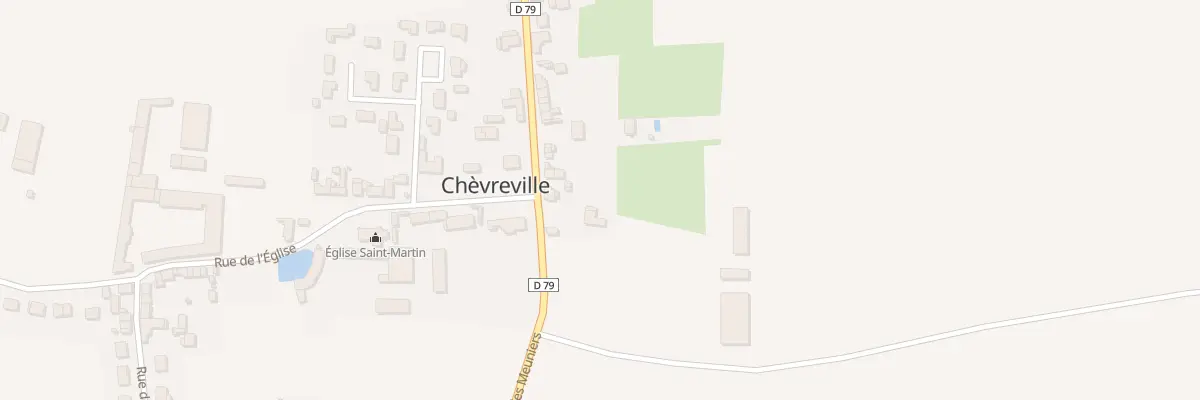 Plan du 2 Rue des Meuniers à Chèvreville