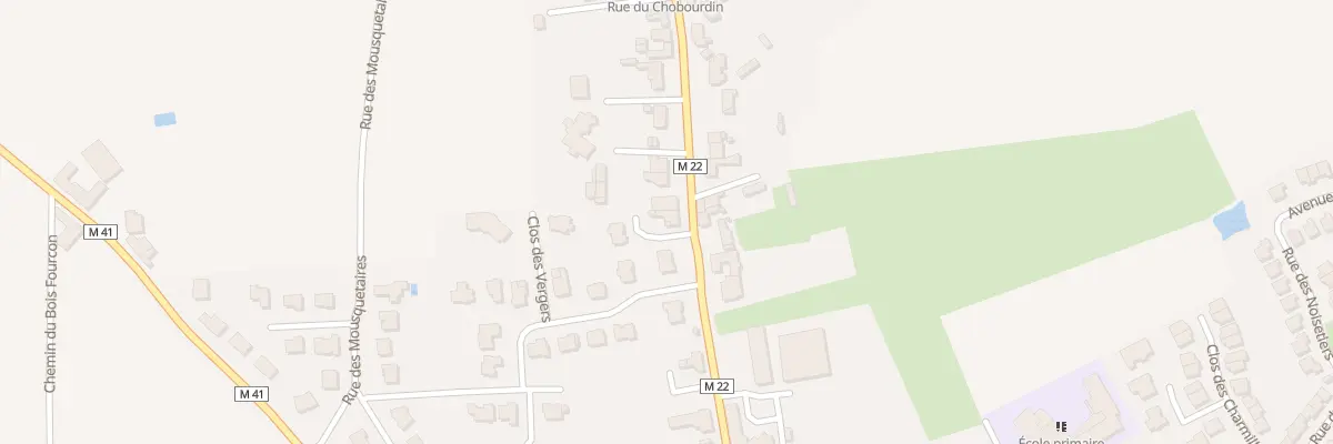 Plan du 22 Rue Chobourdin à Herlies