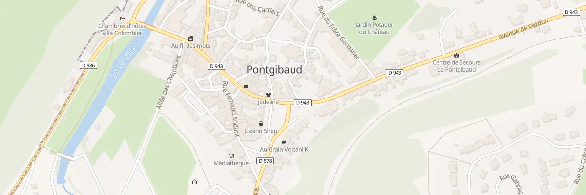 Plan du 21 Pl de la Republique à Pontgibaud