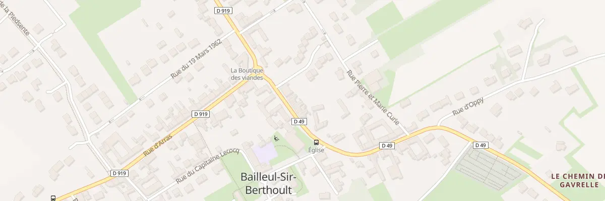 Plan du 9 Rue de Gavrelle à Bailleul-Sir-Berthoult