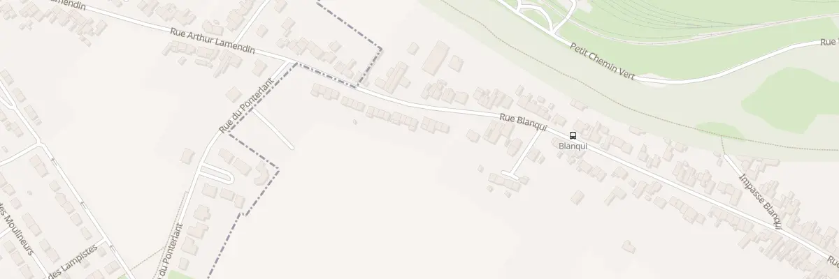 Plan du 101 Rue Blanqui à Méricourt