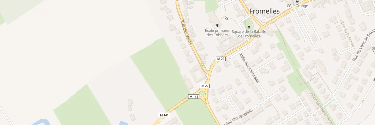 Plan du 4 Rue des Vaulx à Fromelles