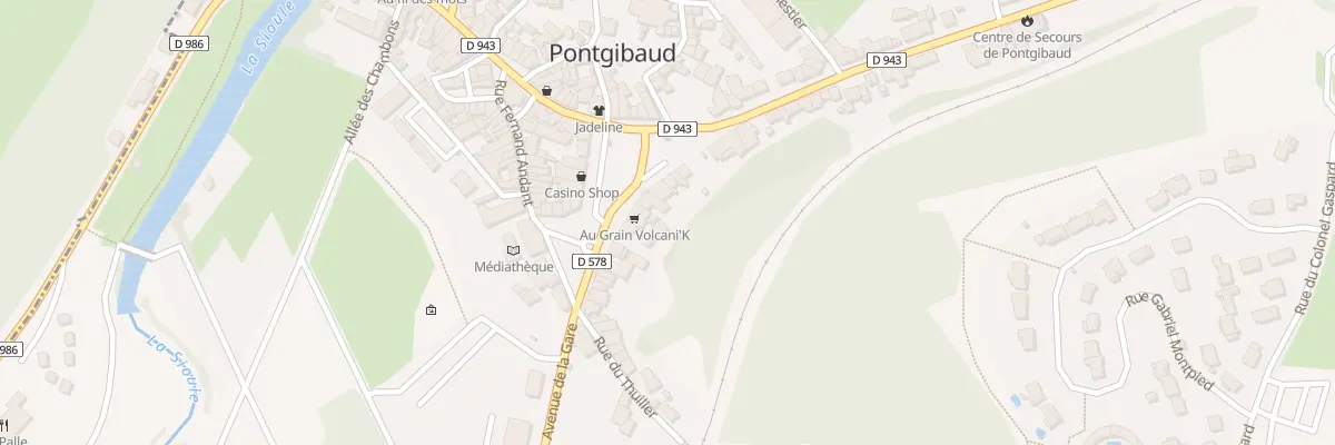 Plan du 30 Pl de la Republique à Pontgibaud