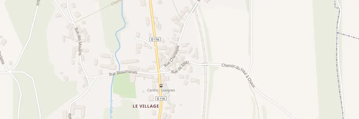 Plan du 83 Le Village à Glaignes