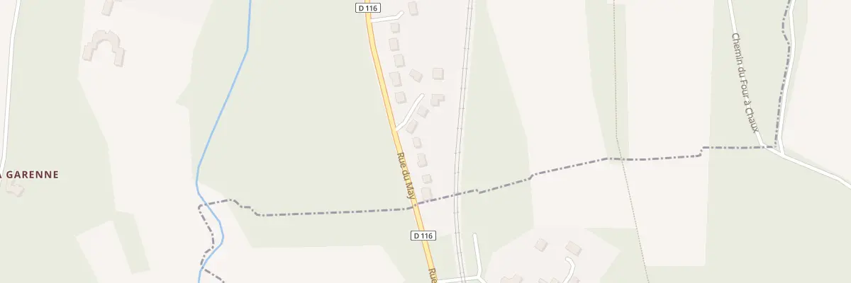 Plan du 35 Rue du May à Glaignes