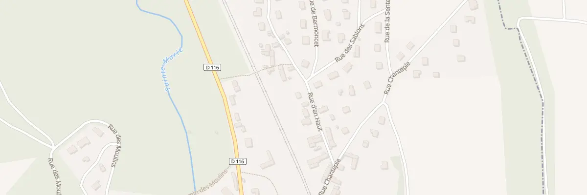 Plan du 9 Rue d’En-Haut à Glaignes