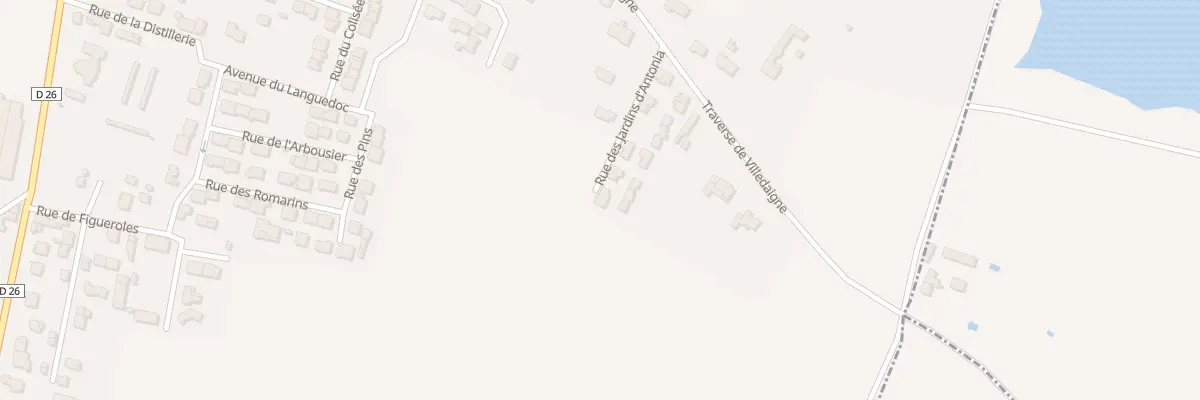 Plan du 12 Rue des Jardins d’Antonia à Canet