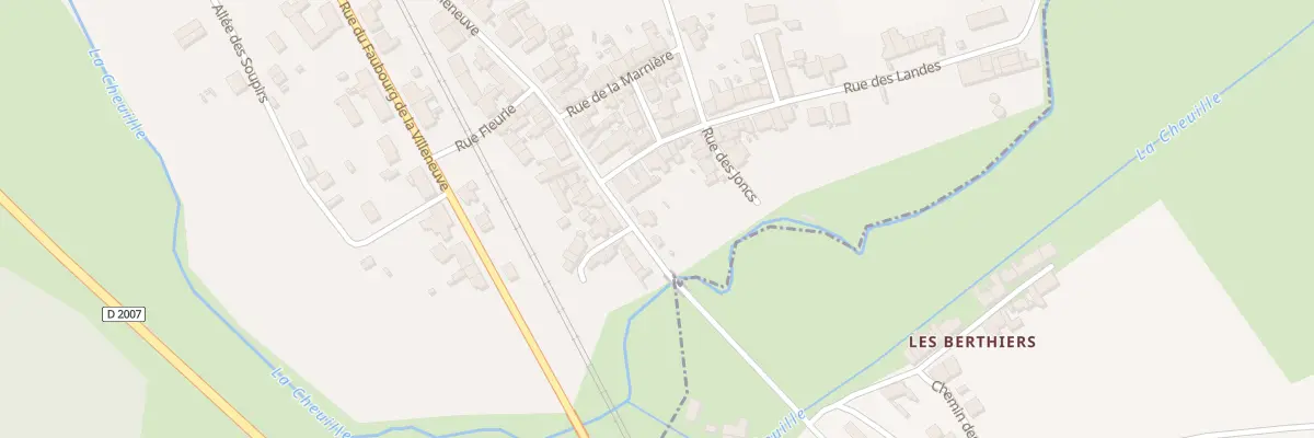 Plan du 2 Rue de la Villeneuve à Bonny-sur-Loire