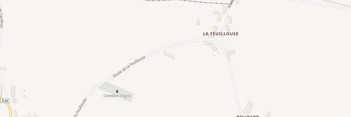 Plan du 2 La Feuillouse à Ignol
