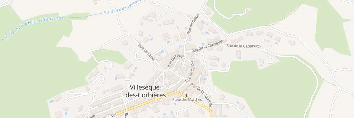 Plan du 6 Rue du Chateau à Villesèque-des-Corbières