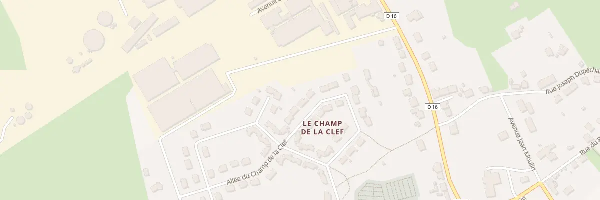 Plan du 24 All du Champ de la Clef à Villefranche-d’Allier