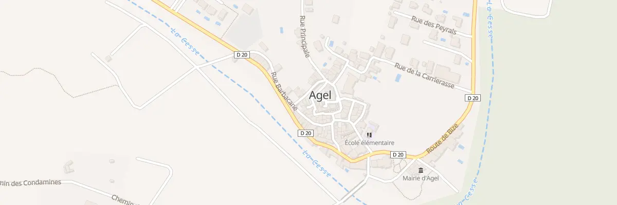Plan du 4 Rue de la Vieille Porte à Agel