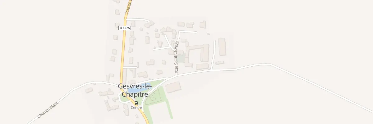 Plan du 13 Rue André Maurice à Gesvres-le-Chapitre