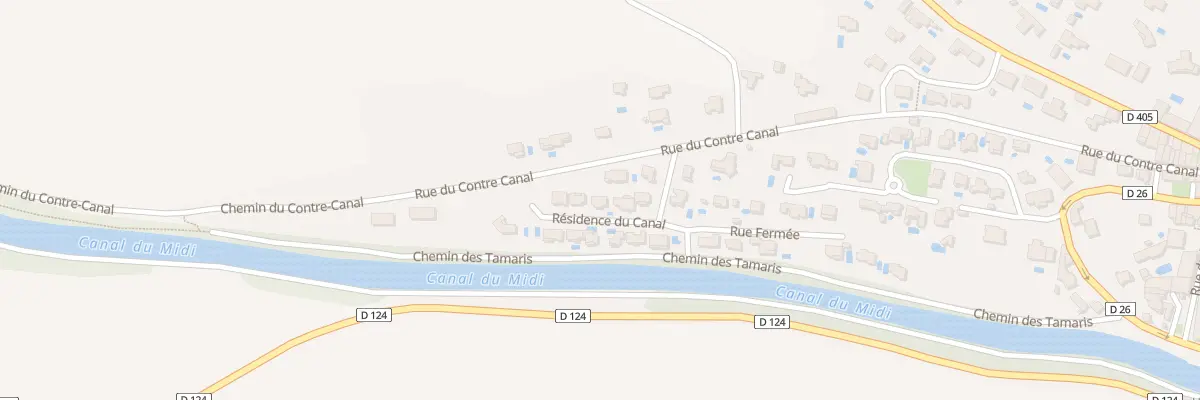 Plan du 10 Res du Canal à Ventenac-en-Minervois