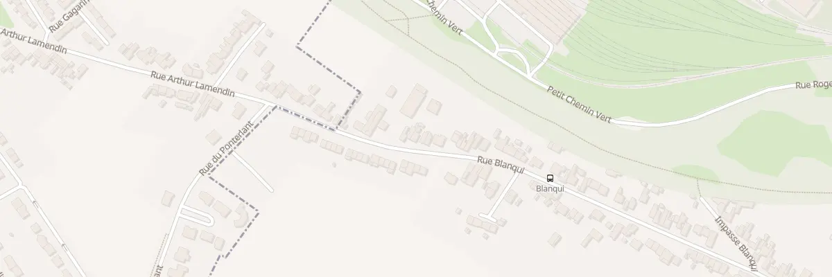 Plan du 100 Rue Blanqui à Méricourt