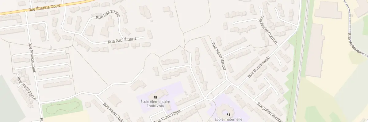 Plan du 9 Rue Marcel Vandepeutte à Sallaumines