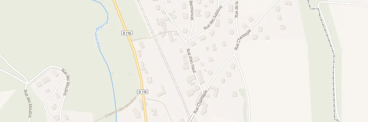 Plan du 7 Rue d’En-Haut à Glaignes