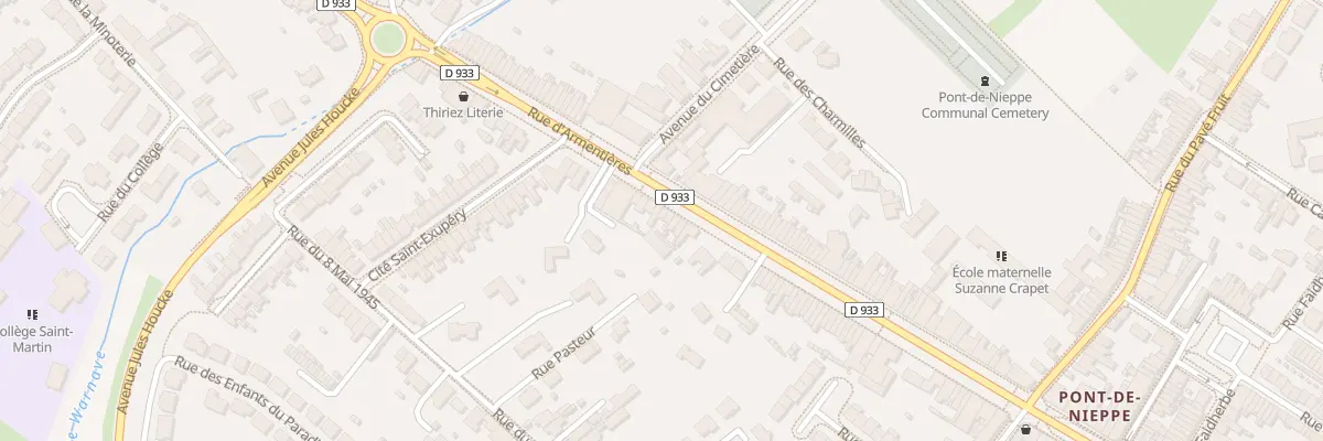 Plan du 1138 Rue d’Armentieres à Nieppe