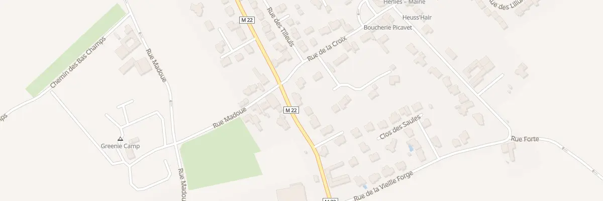 Plan du 20 Rue de la Croix à Herlies