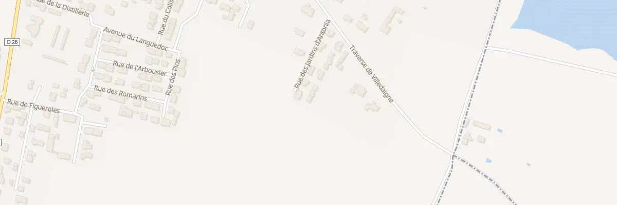 Plan du 17 Rue des Jardins d’Antonia à Canet