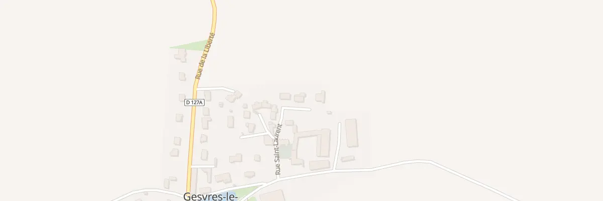 Plan du 2 Cour Saint Blaise à Gesvres-le-Chapitre