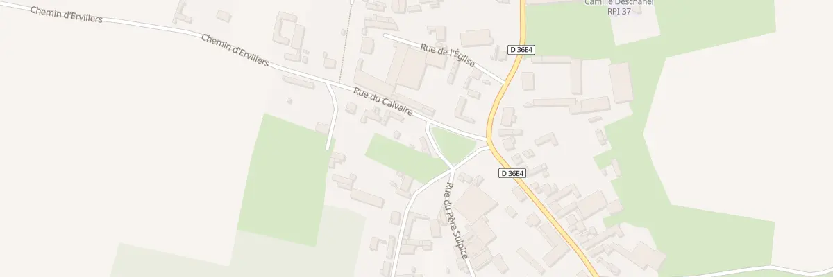 Plan du 2 Rue du Calvaire à Mory