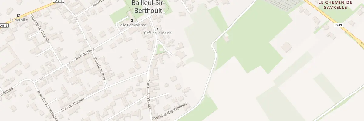 Plan du 25 Rue de Fampoux à Bailleul-Sir-Berthoult