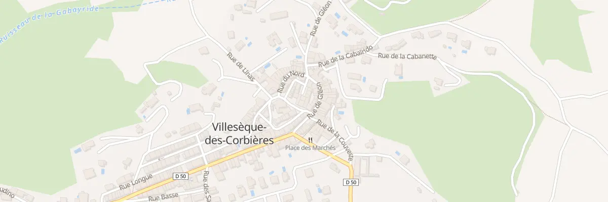 Plan du 7 Cour du Chateau à Villesèque-des-Corbières