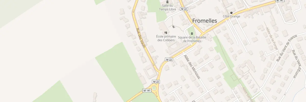 Plan du 5 Rue des Vaulx à Fromelles