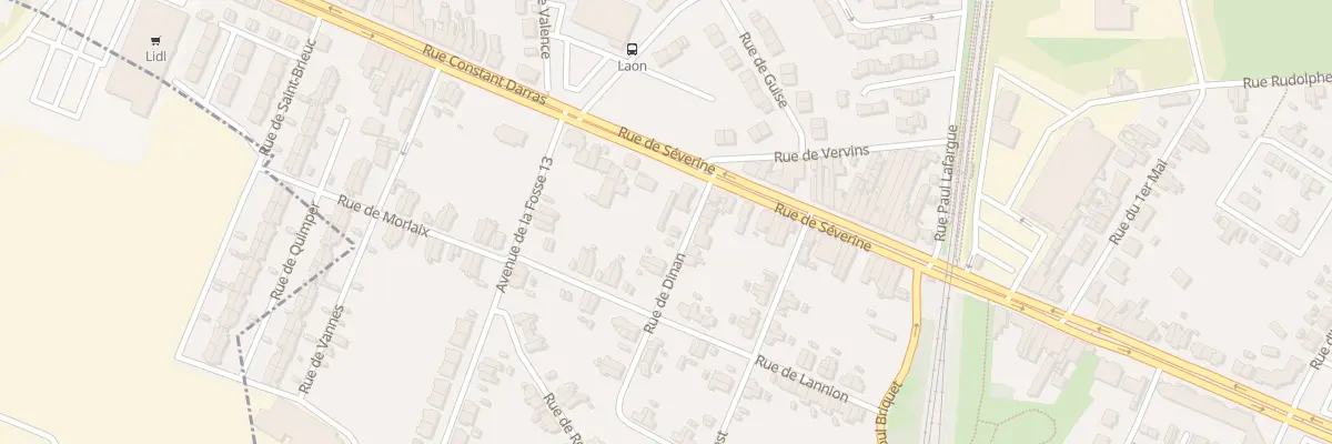 Plan du 16 Rue Séverine à Sallaumines